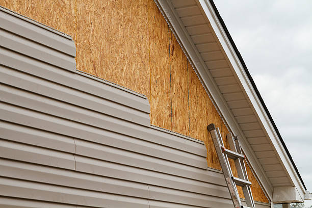 Professional Siding Contractor technician working in Richmond, IL